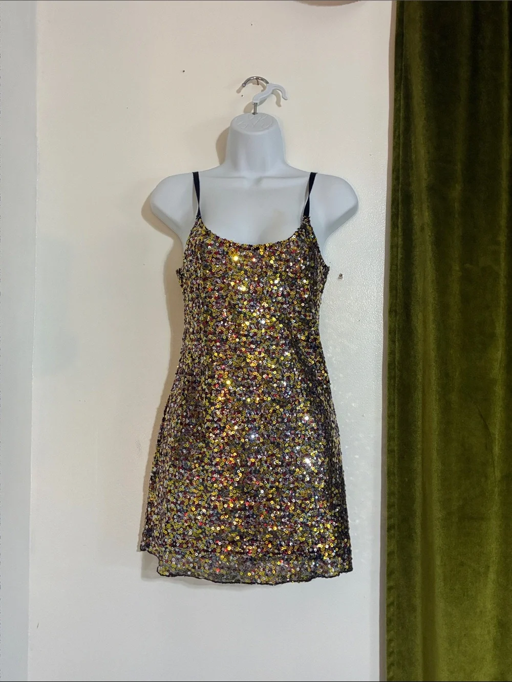 Free People Multicolor Sequin Mini Dress